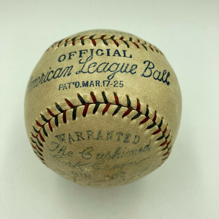 1927 New York Yankees Team Signed Baseball Babe Ruth & Lou Gehrig With JSA COA