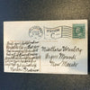 1910 Philadelphia Athletics Shibe Park "The Bleachers" Original Signed Postcard