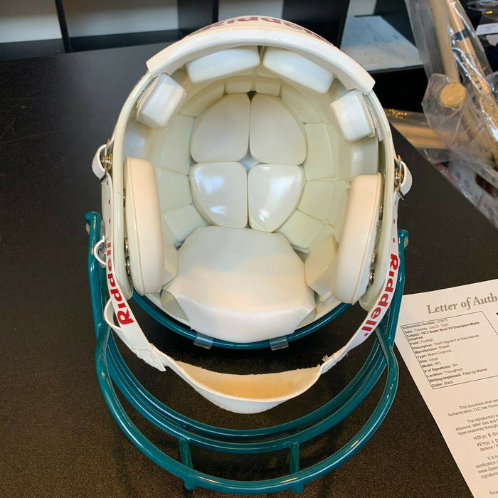 1972 Miami Dolphins Team Signed Authentic Full Size Helmet 40+ Sigs With JSA COA