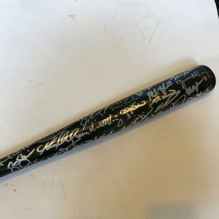 2000 Anaheim Angels Team Signed Game Used Bat 30+ Signatures With JSA COA