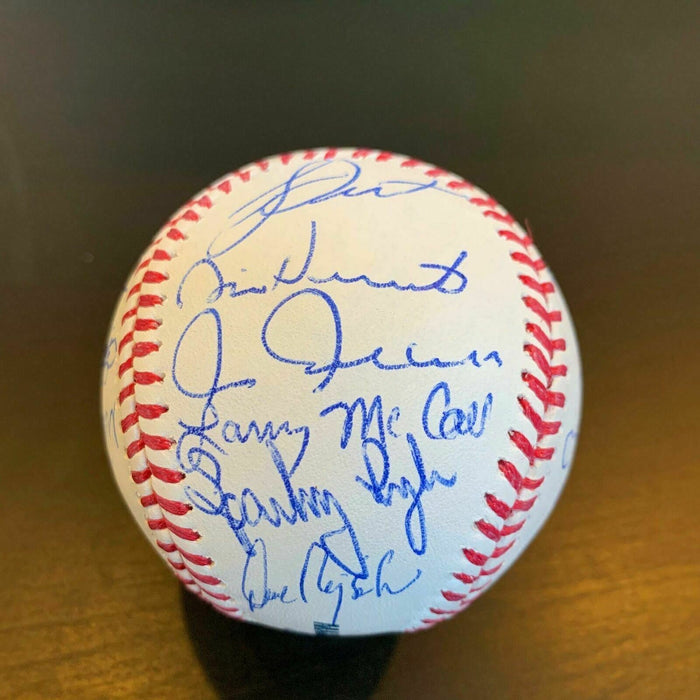 1978 New York Yankees World Series Champs Team Signed Baseball With JSA COA