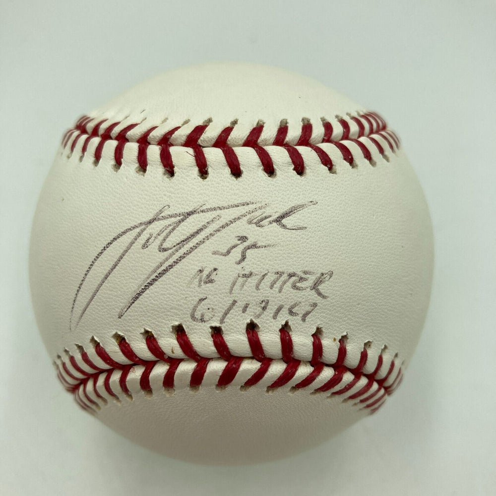 Justin Verlander "No Hitter June 12, 2007" Signed Inscribed MLB Baseball JSA COA