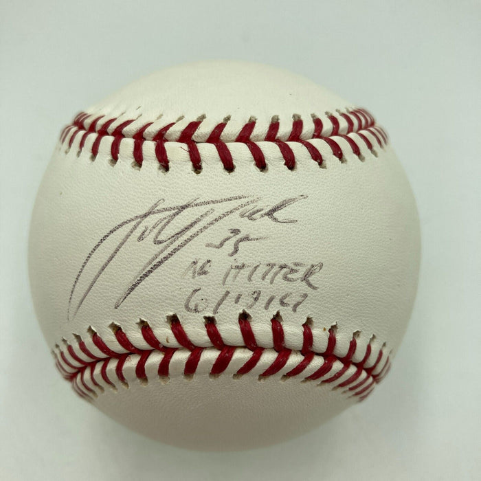 Justin Verlander "No Hitter June 12, 2007" Signed Inscribed MLB Baseball JSA COA