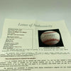 Joe Dimaggio Signed Official American League Baseball With JSA COA