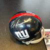 Pat Summerall Signed Authentic Riddell New York Giants Mini Helmet JSA COA