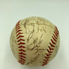 Beautiful Vintage 1975 Boston Red Sox Champs Team Signed Baseball JSA COA