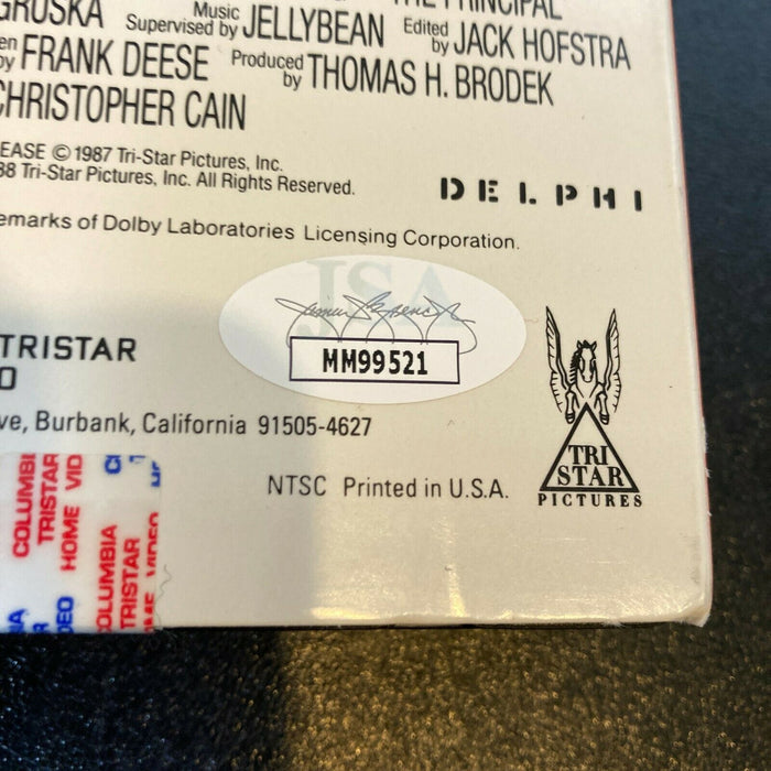 James Belushi Signed The Principal VHS Movie With JSA COA