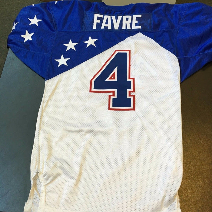2007 Brett Favre Authentic Wilson Game Issued On Field Pro Bowl Jersey