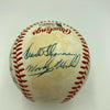 Hall Of Fame Multi Signed Cracker Jack Old Timers Game Baseball Beckett COA