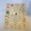1965 New York Mets Spring Training Multi Signed Vintage Scorecard