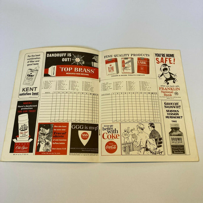 1964 New York Mets Multi Signed Vintage Program