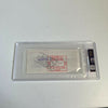 Bill Russell Signed Autographed Bank Check PSA DNA Boston Celtics HOF Legend
