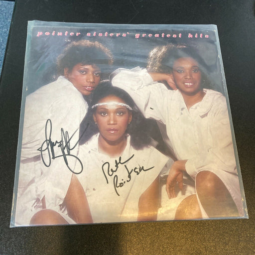 Pointer Sisters Group Signed Autographed Vintage LP Record