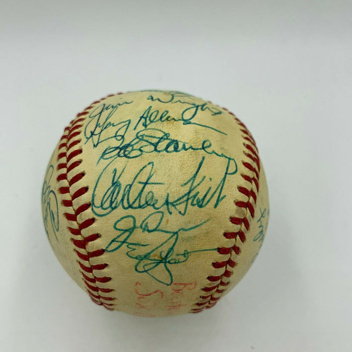 Nice 1979 Boston Red Sox Team Signed American League Baseball With Carlton Fisk