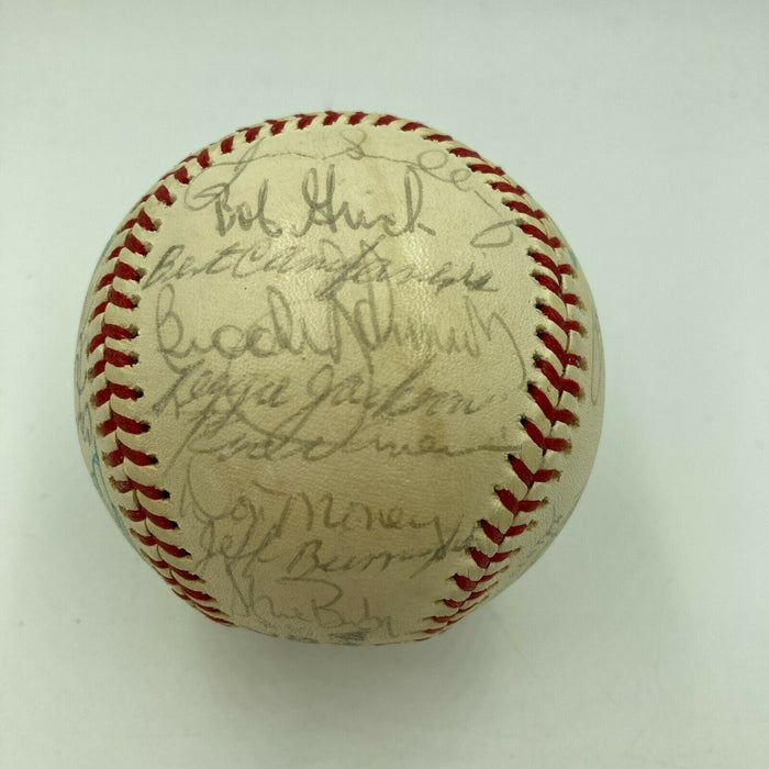 1974 All Star Game Team Signed Baseball With Thurman Munson JSA COA