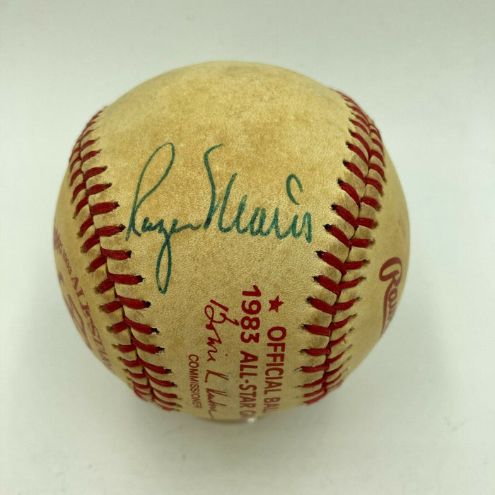 Beautiful Mickey Mantle & Roger Maris Dual Signed Baseball NY Yankees JSA LOA