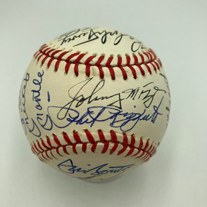 Mickey Mantle 1950's New York Yankees Legends Multi Signed Baseball JSA COA