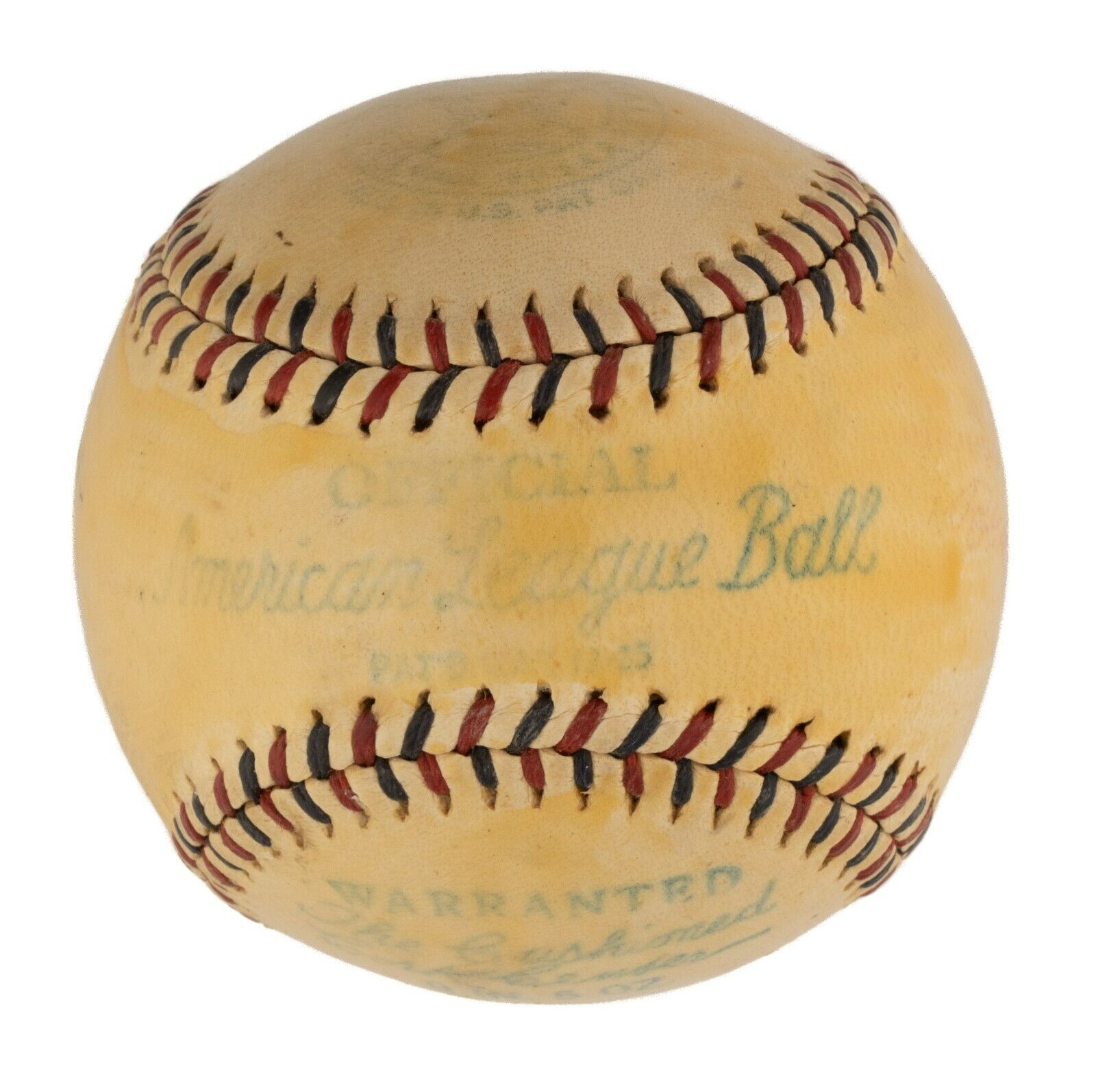 Mrs. Babe Ruth Signed Baseball - COA PSA/DNA