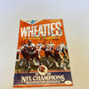 1988 washington Redskins Super Bowl Champs Team Signed Wheaties Box JSA COA
