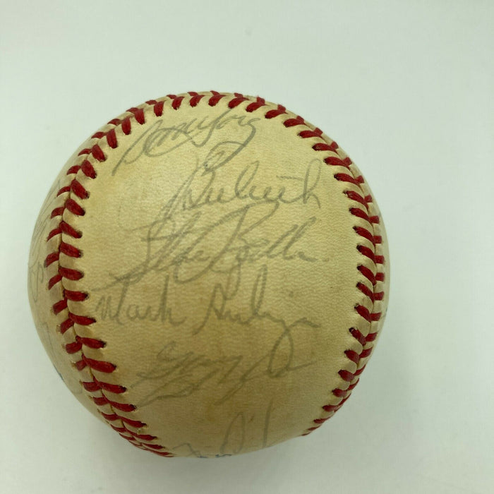1985 Kansas City Royal World Series Champs Team Signed Baseball With JSA COA