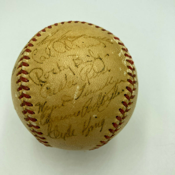 Jackie Robinson & Roy Campanella 1951 Brooklyn Dodgers Team Signed Baseball BAS