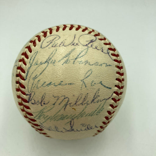 Jackie Robinson & Roy Campanella 1953 Brooklyn Dodgers Team Signed Baseball JSA
