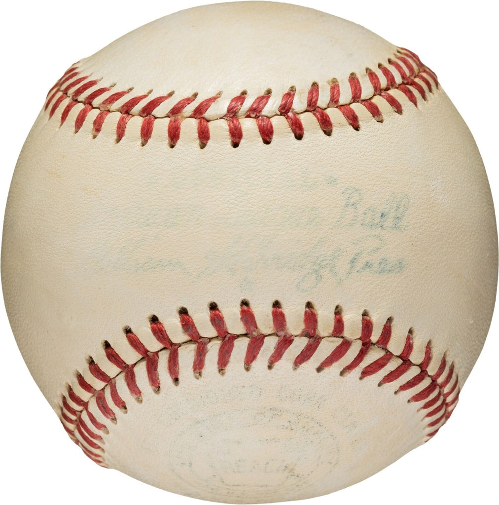 Rare Red Rolfe Single Signed 1950 American League Baseball PSA DNA & J ...