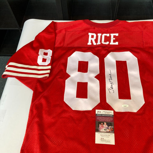 Jerry Rice Signed Autographed San Francisco 49ers Jersey JSA COA