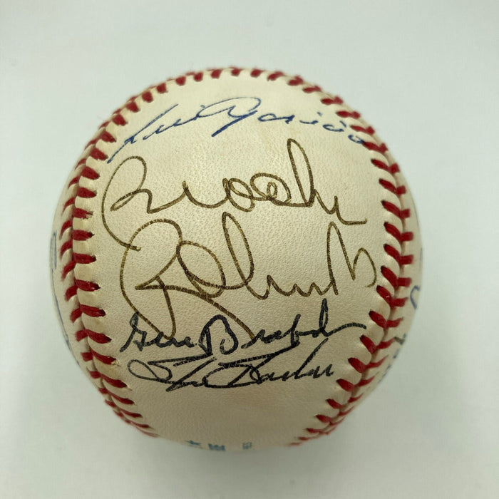 1966 Baltimore Orioles World Series Champs Team Signed AL Baseball With JSA COA
