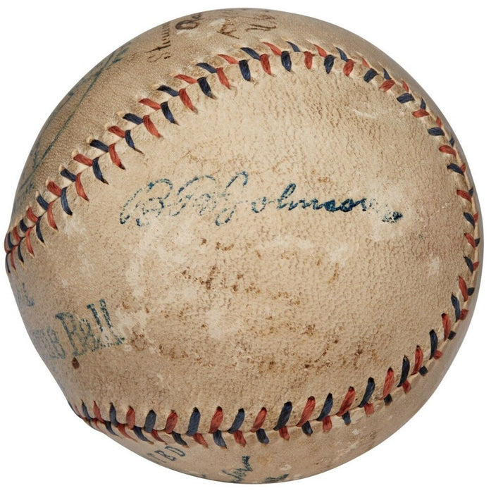Joe Jackson Signed 1917 Chicago White Sox (Black Sox) Team Signed Baseball PSA