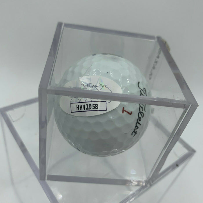 Jose Maria Olazabal Signed Autographed Golf Ball PGA With JSA COA