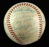 Beautiful 1953 All Star Game AL Team Signed Baseball Mickey Mantle JSA COA