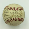 Nice 1939 Chicago White Sox Team Signed American League Baseball JSA COA
