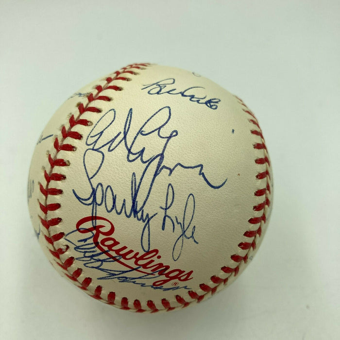 1978 New York Yankees World Series Champs Team Signed W.S. Baseball JSA COA