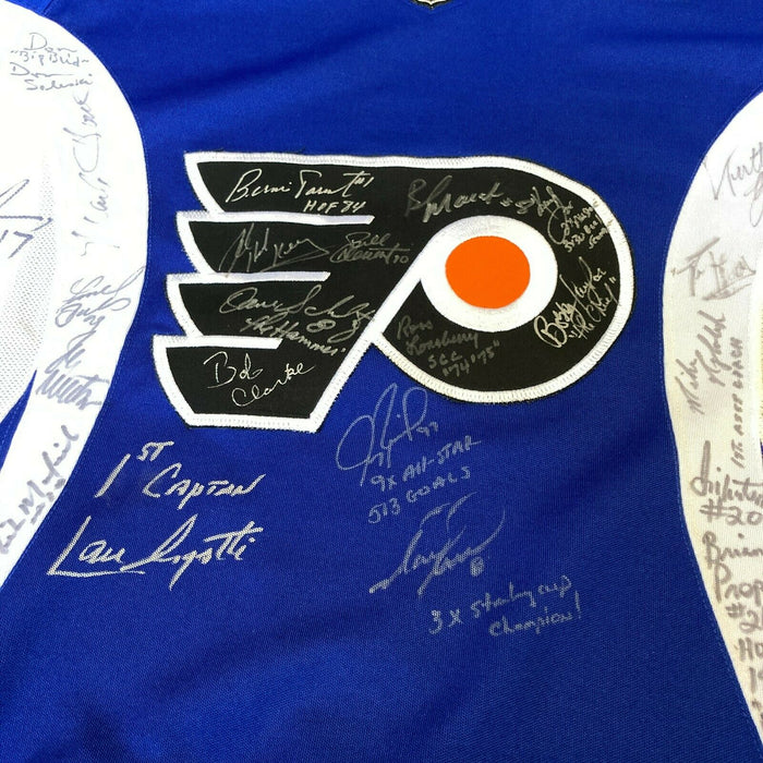 Philadelphia Flyers Hall Of Fame Legends Multi Signed Jersey 33 Sigs PSA DNA COA