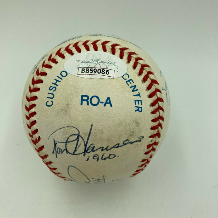 Rookie Of The Year Winners Multi Signed Baseball 10 Sigs Rod Carew With JSA COA