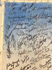 Beautiful NHL Hockey Hall Of Fame Signed Original 31x42 Art 195 Sigs! Beckett