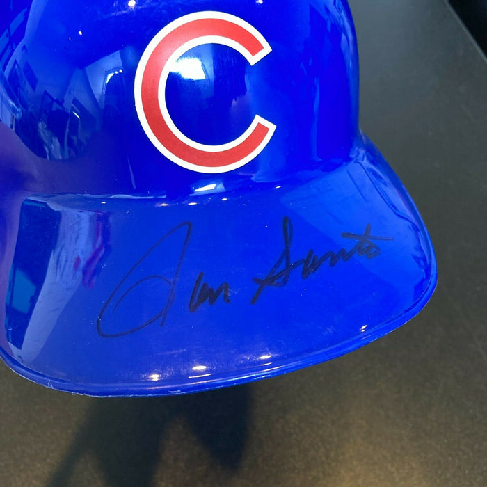 Ron Santo Signed Full Size Chicago Cubs Baseball Helmet 1969 Cubs JSA COA