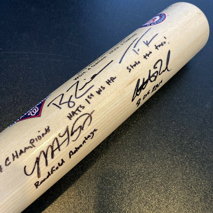 2019 Washington Nationals World Series Champs Team Signed Baseball Bat Fanatics