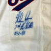 Nolan Ryan 7th No Hitter 5-1-1991 Signed Texas Rangers Authentic Jersey Steiner