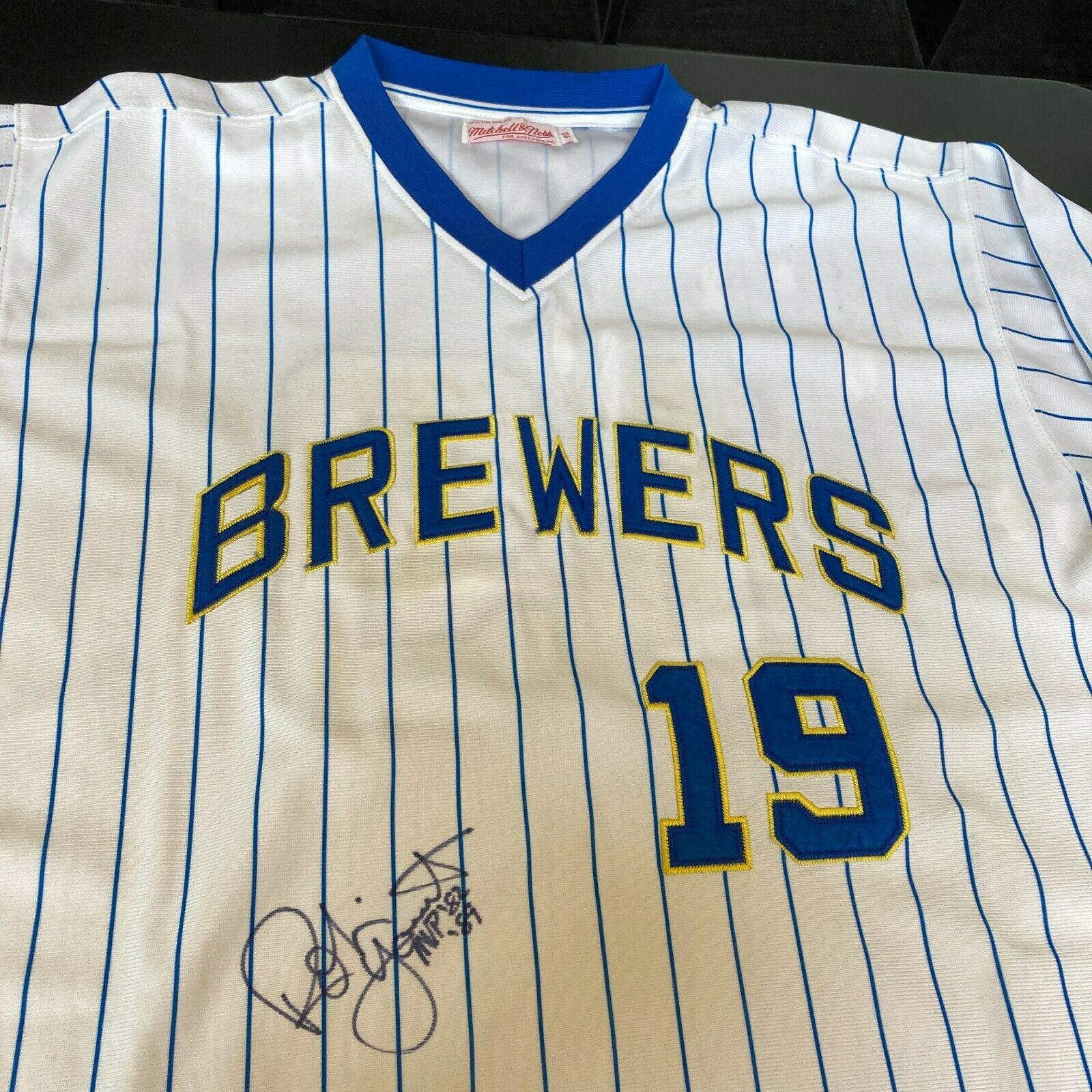 1982 Robin Yount Game Worn & Signed Milwaukee Brewers Jersey with