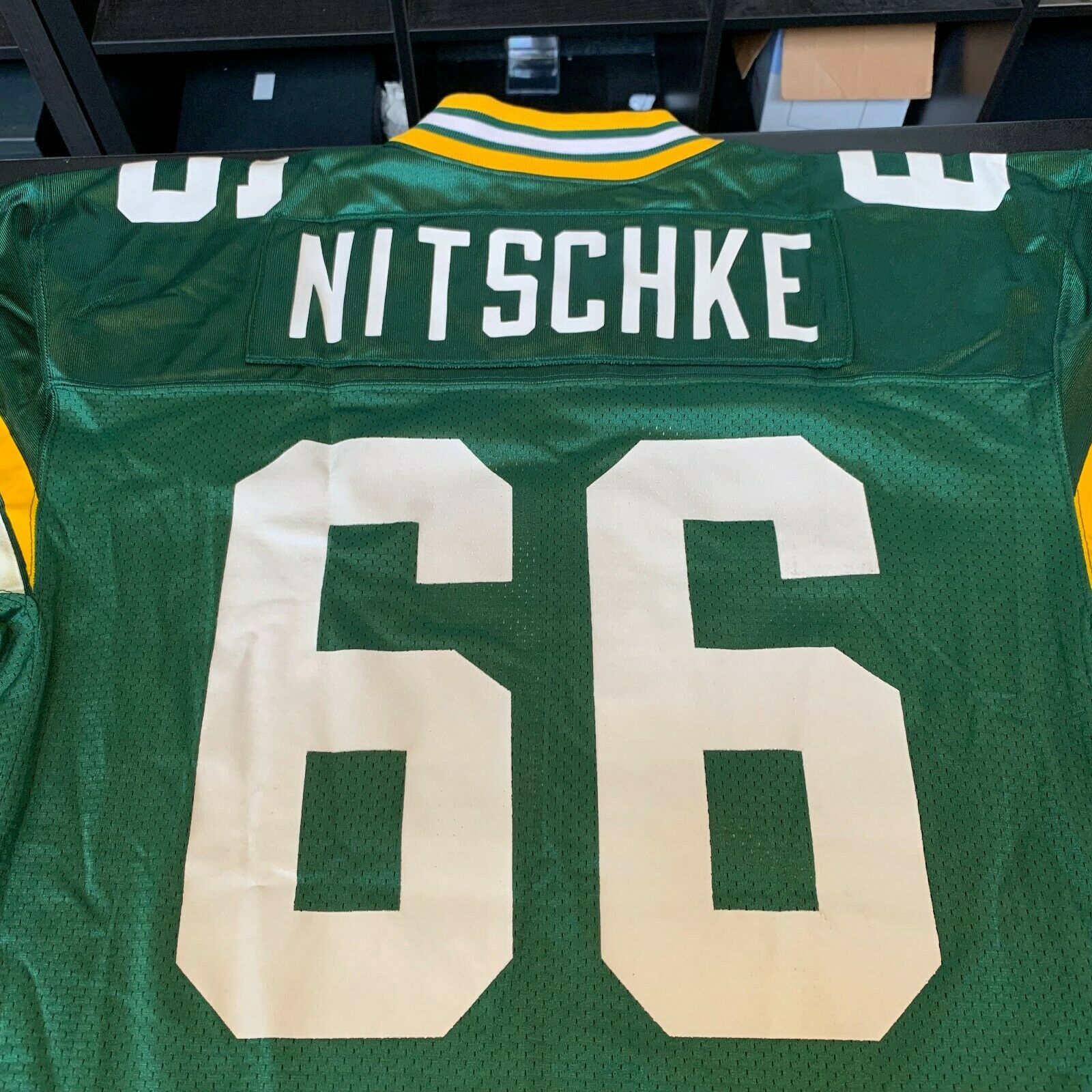 Ray Nitschke #66 Signed Authentic Green Bay Packers Wilson Game Jersey —  Showpieces Sports