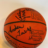 1981–82 Philadelphia 76ers Champions Team Signed Game Issued NBA Basketball JSA