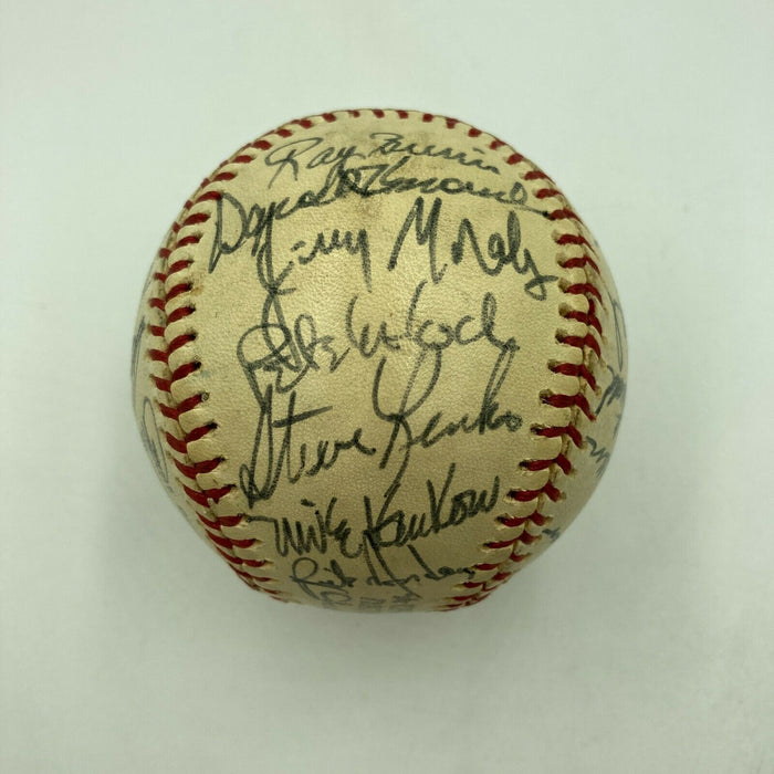 1976 Chicago Cubs Team Signed Official National League Baseball Beckett COA