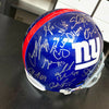 2007 New York Giants Super Bowl Champs Team Signed Full Size Helmet Steiner COA