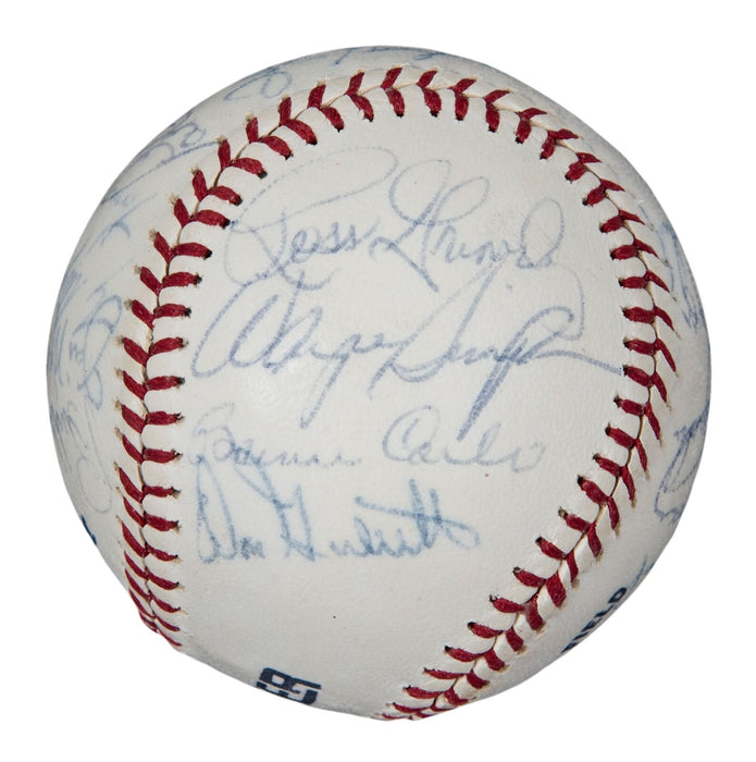 1971 Cincinnati Reds Team Signed Baseball 23 Sigs Sparky Anderson JSA COA