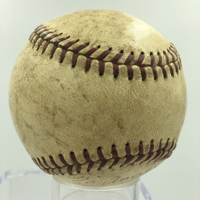 Rare 1960's Bob Miller Philadelphia Phillies Signed NL Game Used Baseball PSA