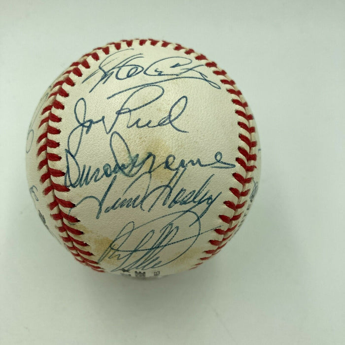 1973 Oakland A's Athletics World Series Champs Team Signed Baseball With JSA COA