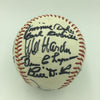 Joe Dimaggio Elston Howard Lefty Grove Hall Of Fame Signed Baseball PSA DNA COA