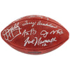 Tom Brady Peyton Manning Quarterback Legends Signed Football #13/24 Fanatics COA
